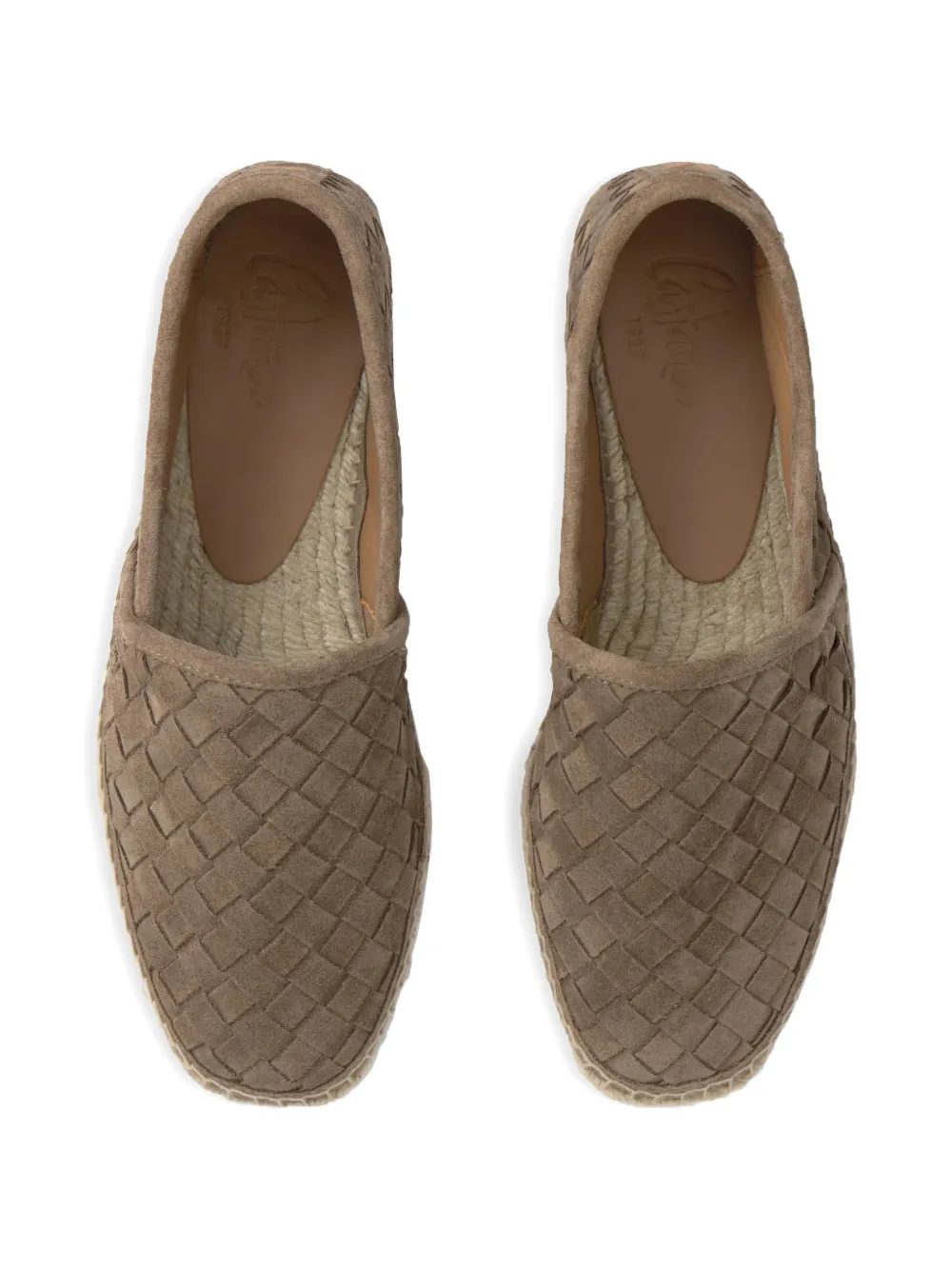 Castañer Porto woven slip-on espadrilles Bruin