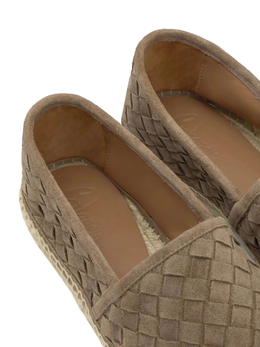 Castañer Porto woven slip-on espadrilles Bruin