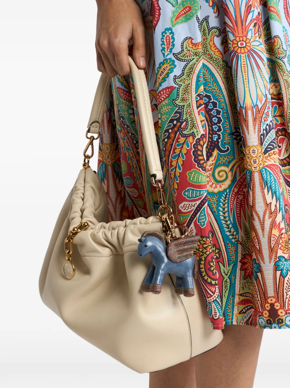 ETRO Pegaso tassenbedel Blauw