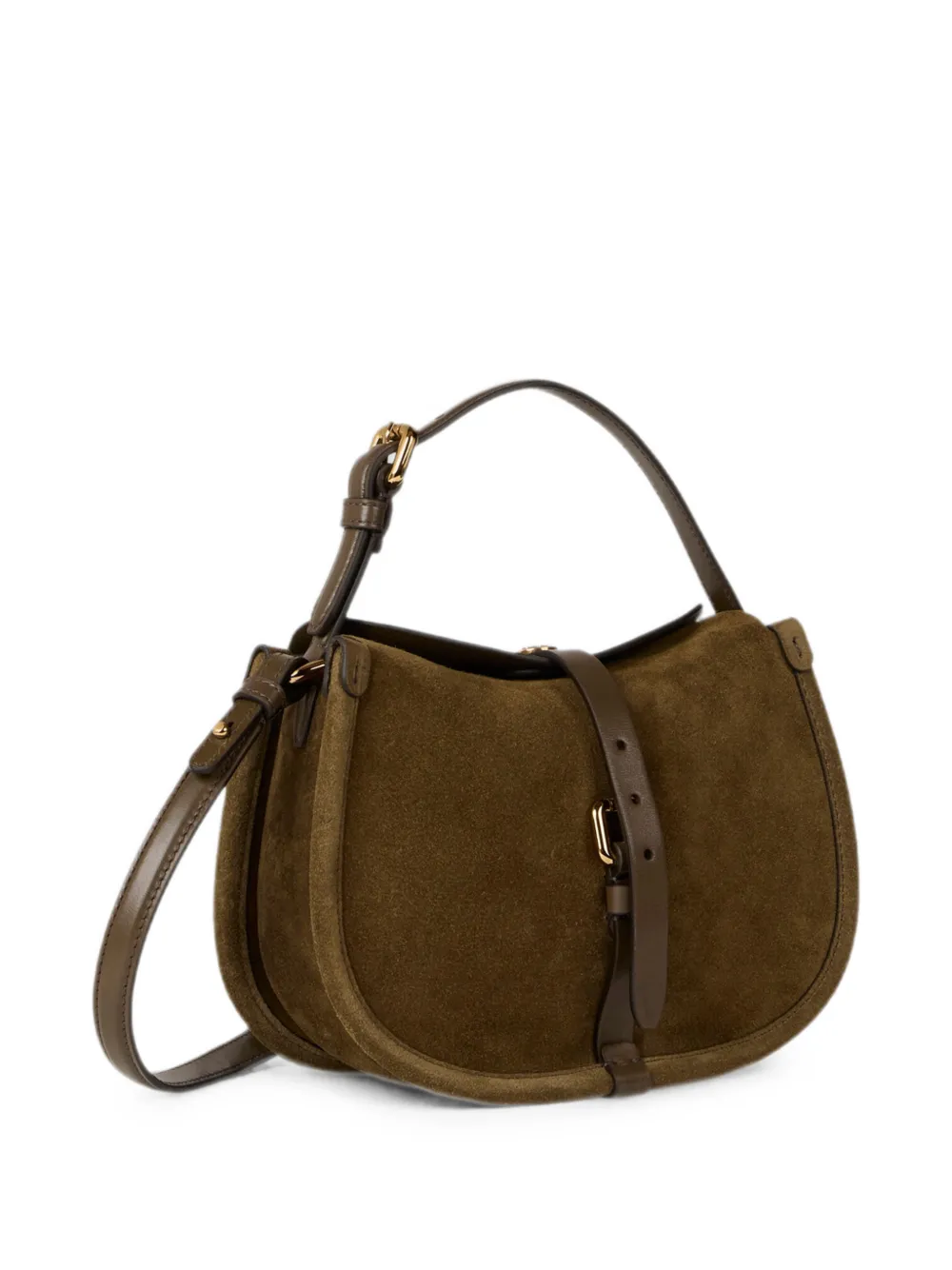 ETRO Kleine Pony suède tas Groen