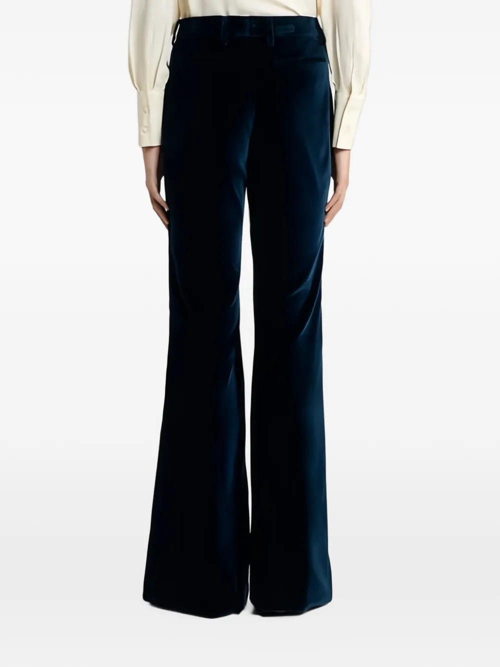 ETRO Katoenen fluwelen broek Blauw