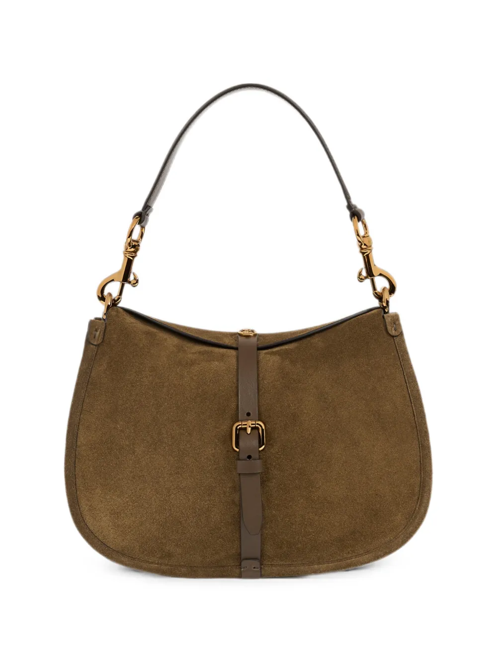 ETRO medium suede Pony bag - Verde