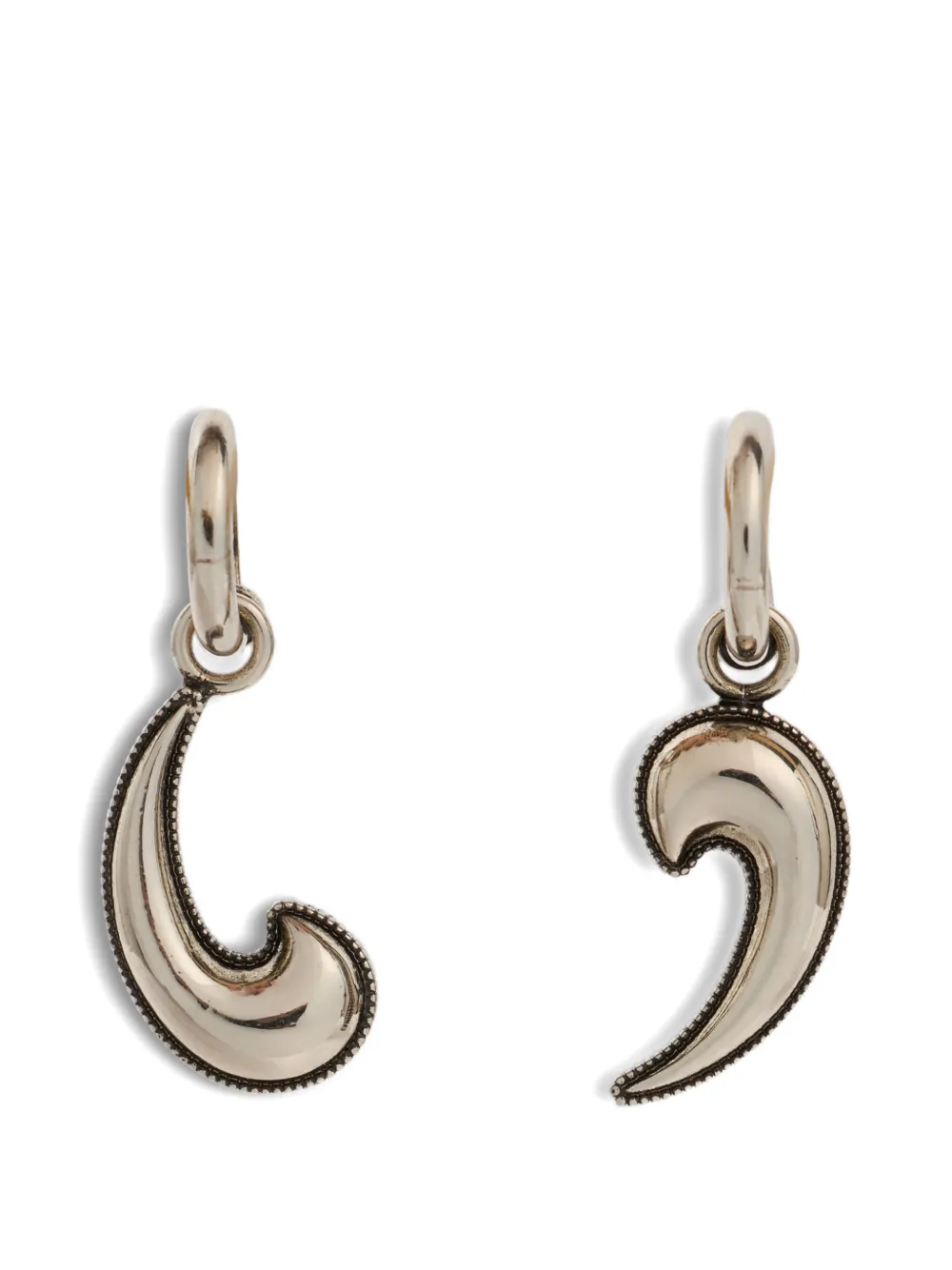 ETRO Paisley hoop earrings - Argento