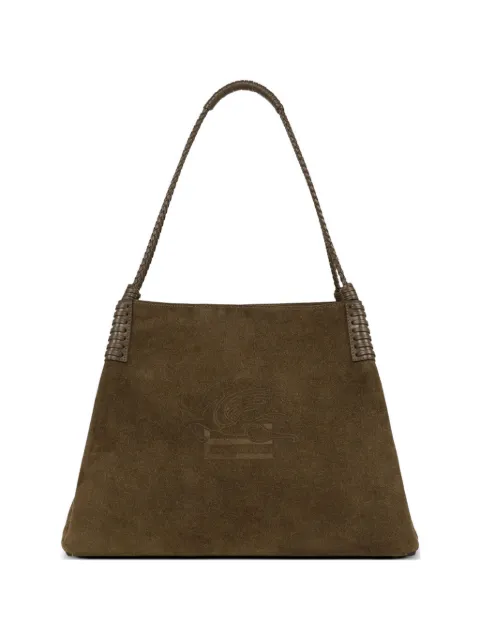ETRO large Libra suede tote bag