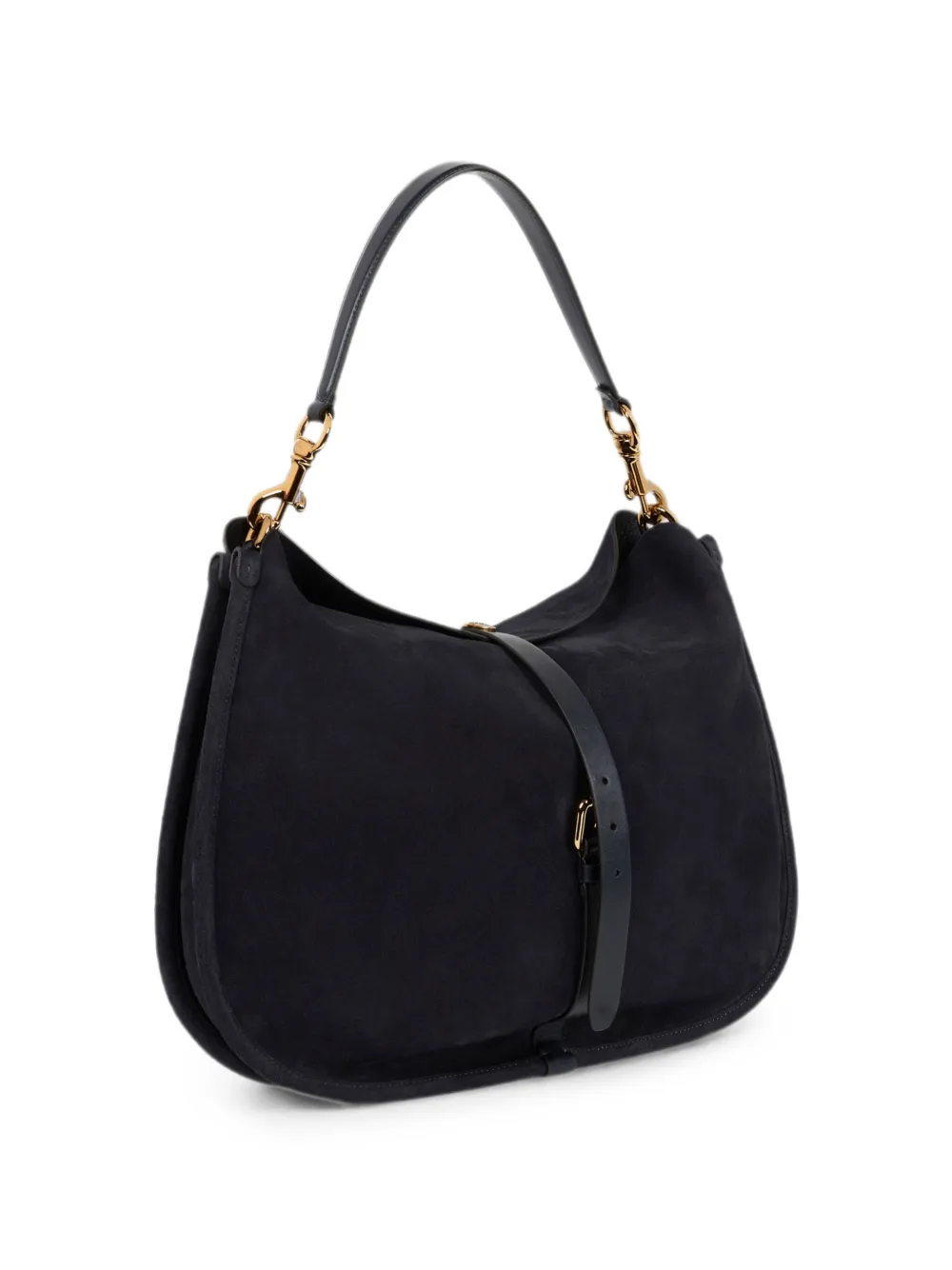 ETRO Pony suède maxi-tas Blauw