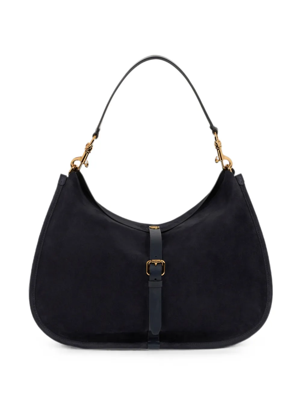 ETRO maxi suede Pony bag - Blu
