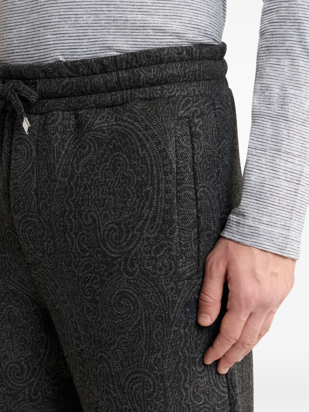 ETRO Trainingsbroek met Arnica-jacquard Grijs