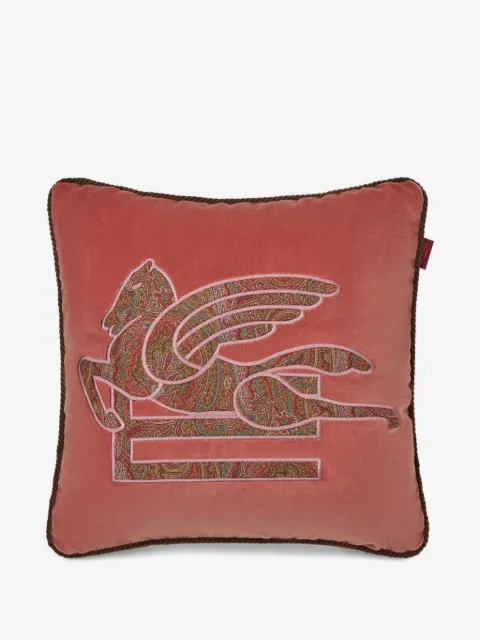 ETRO HOME 페가소 아플리케 페이즐리 쿠션