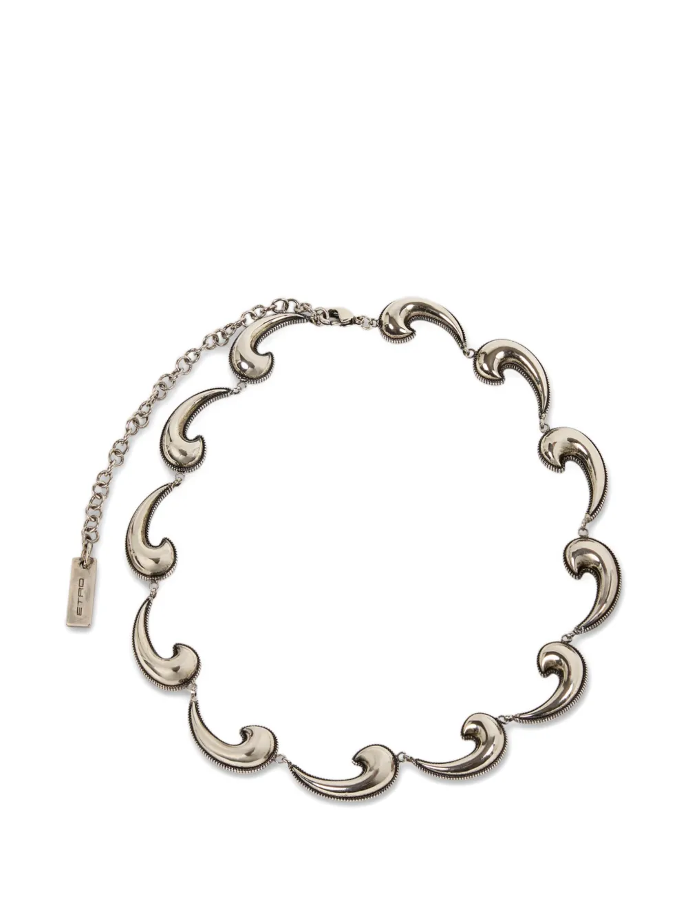 ETRO mini Paisley necklace - Argento