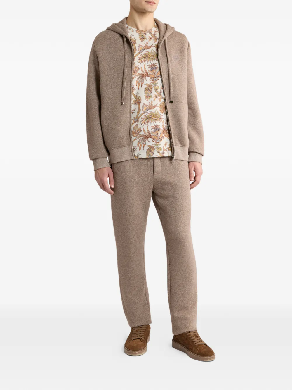 ETRO Trainingsbroek met Arnica-jacquard Bruin