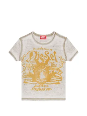 Diesel ラインストーン Tシャツ | グレー | FARFETCH JP