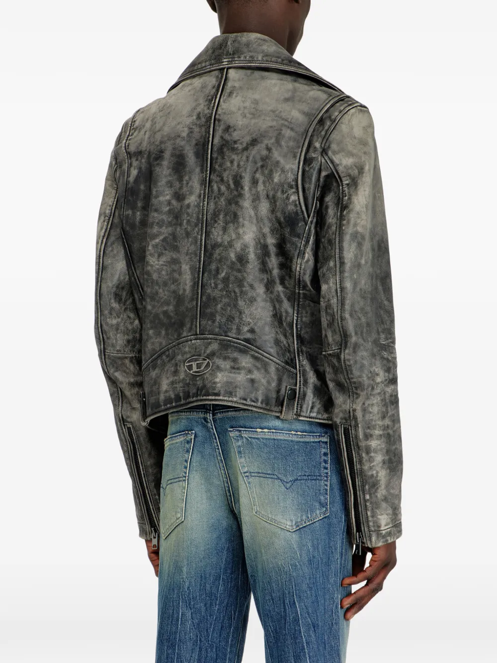 Diesel L-Eon bikerjack Zwart