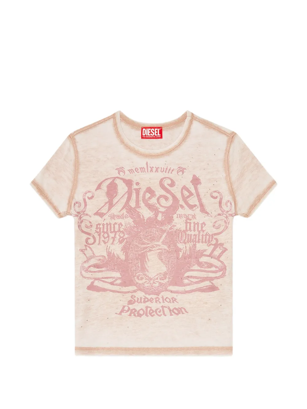 Diesel T-Uncuties T-shirt - Rosa