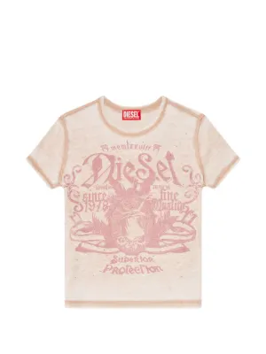 Diesel T-Ele ハート D Tシャツ | ニュートラル | FARFETCH JP