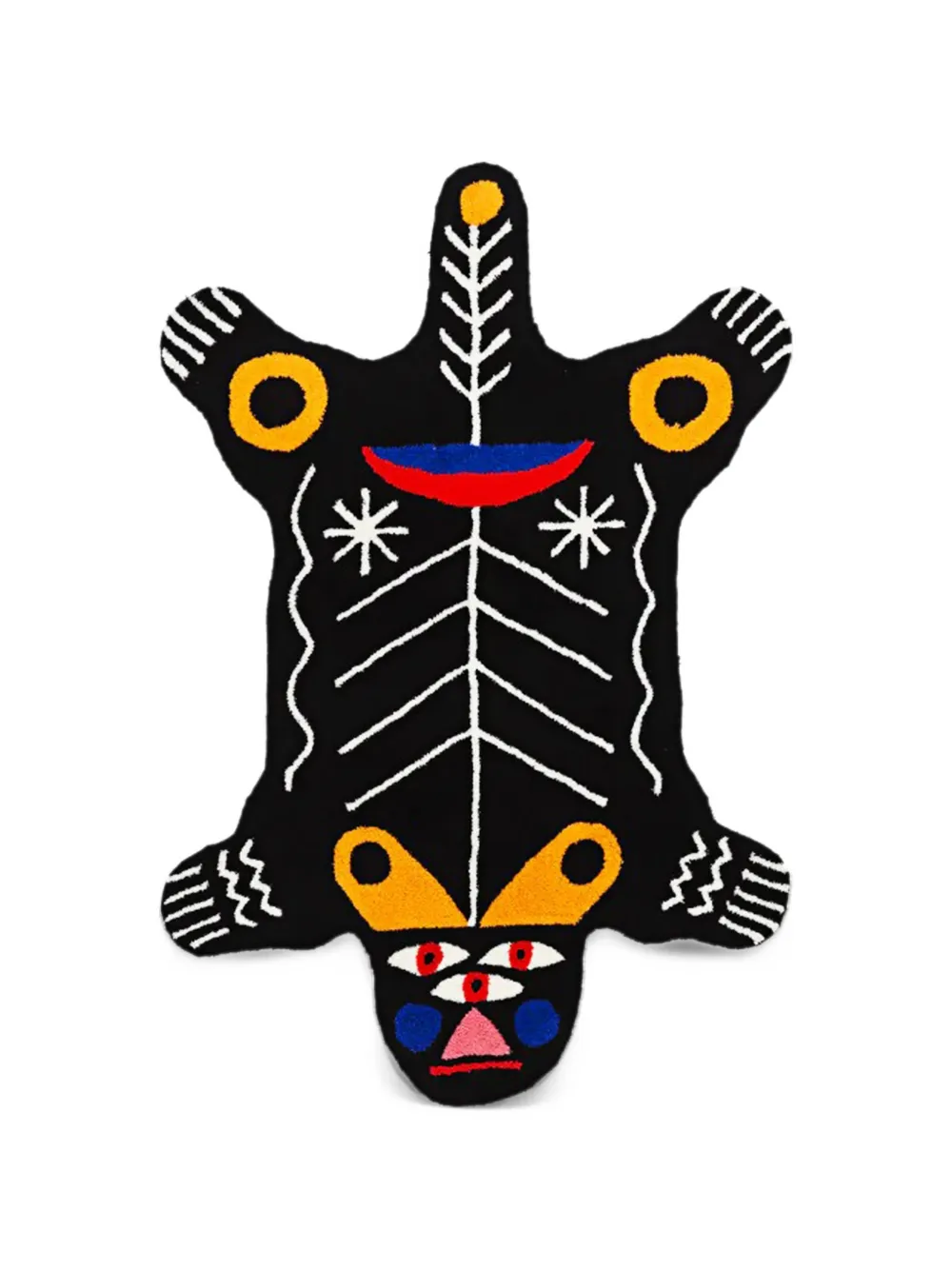 Qeeboo 키노토 그래픽 프린트 러그