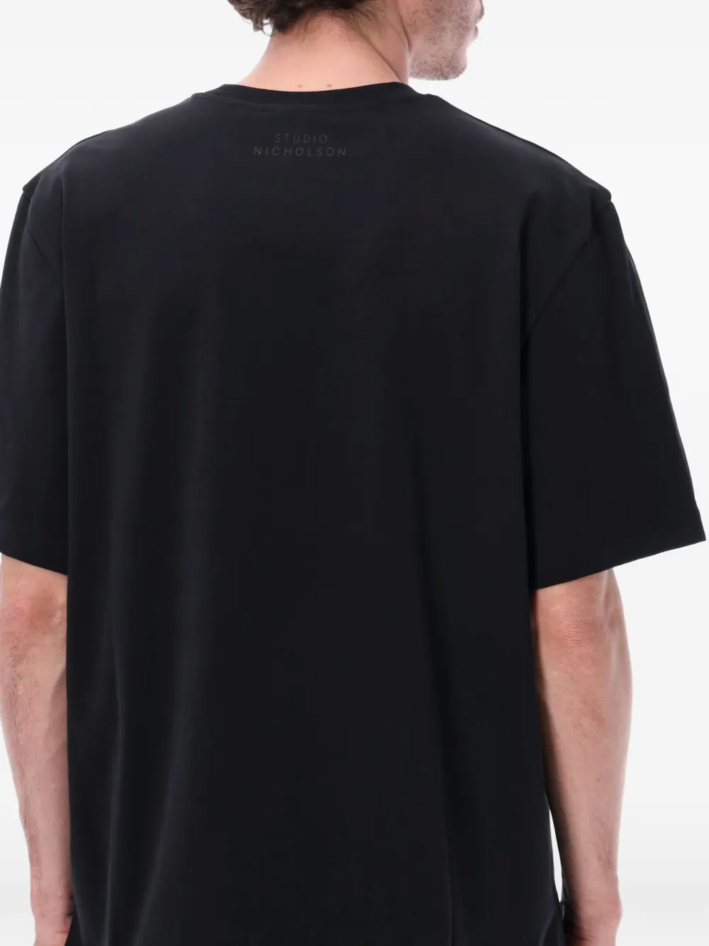 Studio Nicholson T-shirt met logoprint Zwart