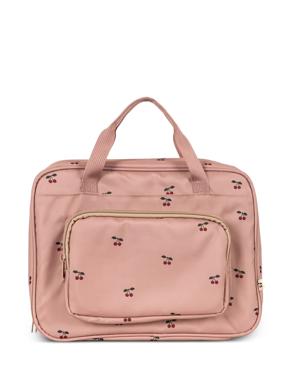 Konges Sløjd cherry-print holiday essentials bag - Rosa