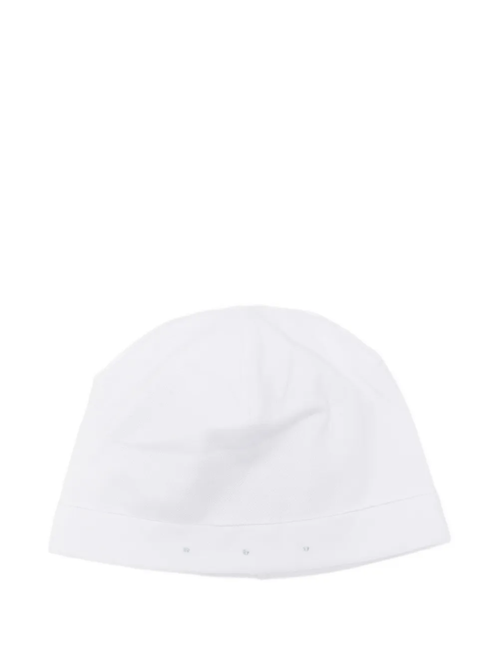 La Stupenderia crystal-embellished piqué beanie hat - Bianco