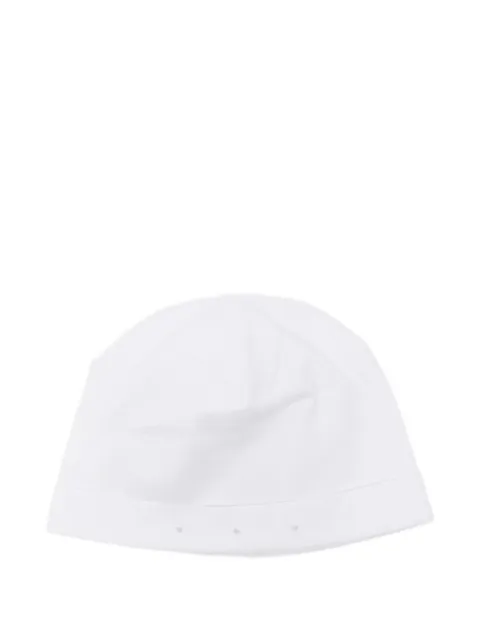 La Stupenderia crystal-embellished piqué beanie hat