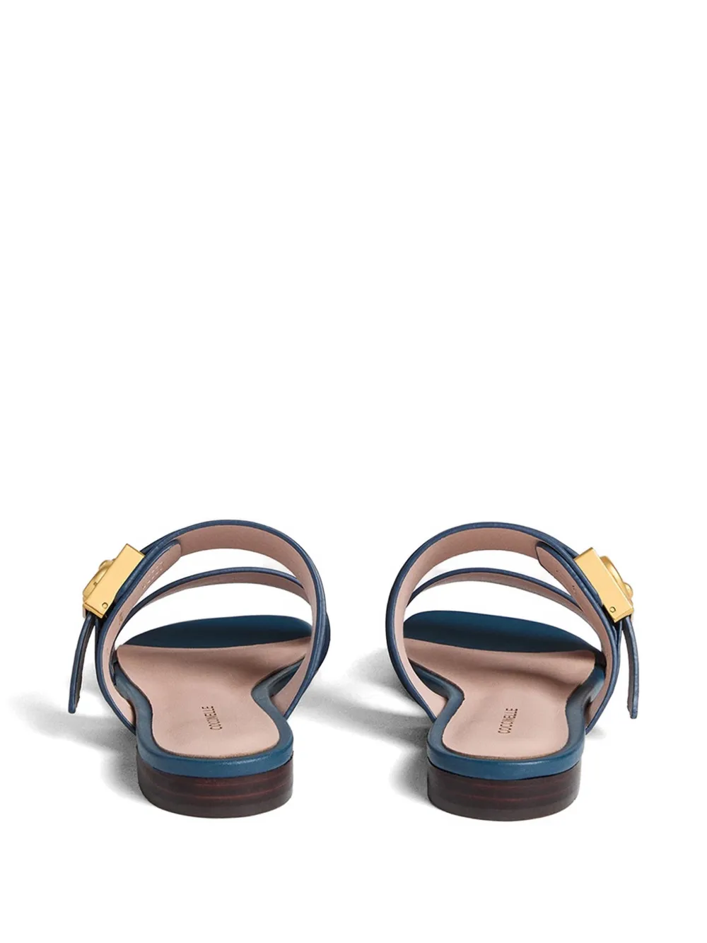 Coccinelle C-Me Lock sandalen met dubbele bandjes Blauw