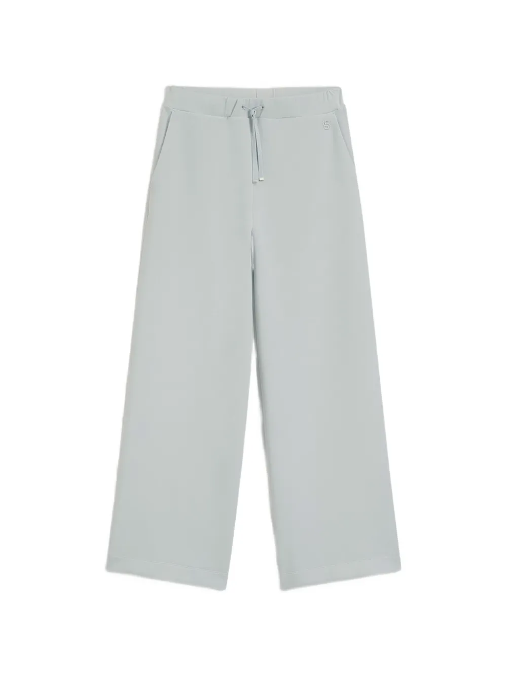 BOSS drawstring-waist wide-leg track pants - Blu