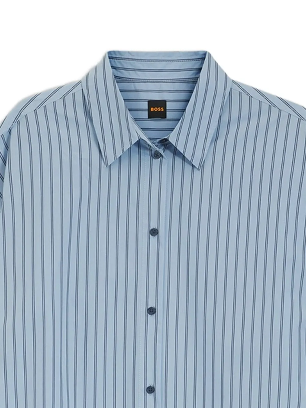  Boss Camisa Bostatta Oversize A Rayas - Azul 