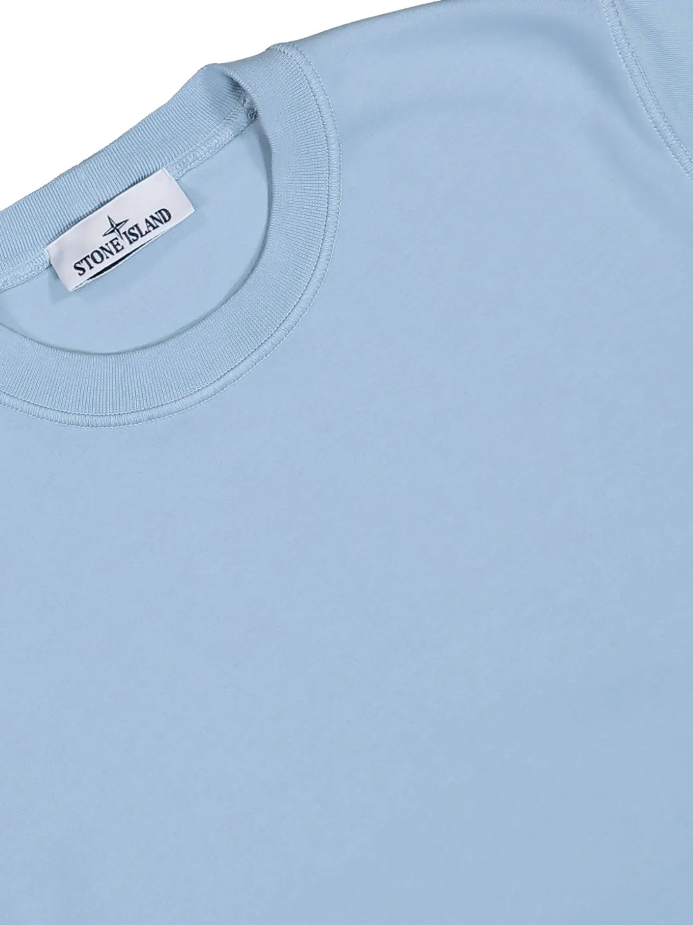 Stone Island Fleece trui met logopatch Blauw