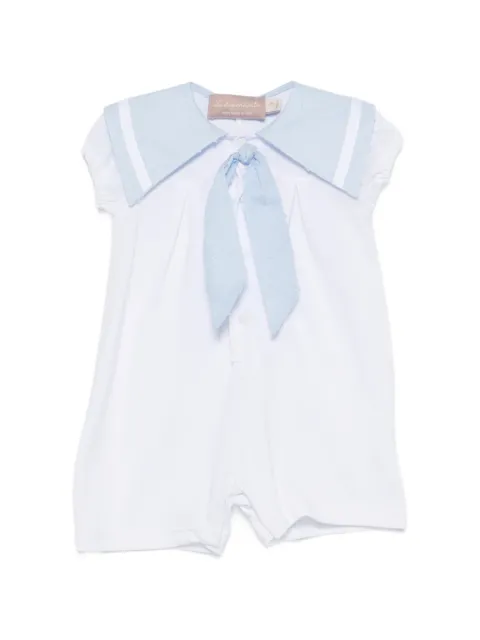 La Stupenderia bow-detail romper