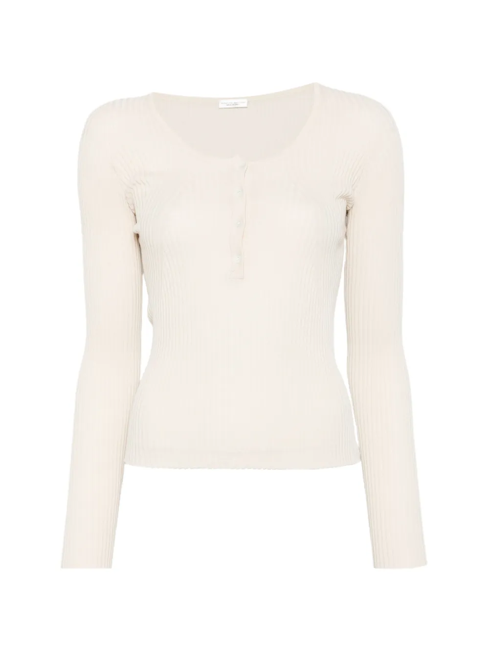 Roberto Collina ribbed-knit T-shirt - Nude