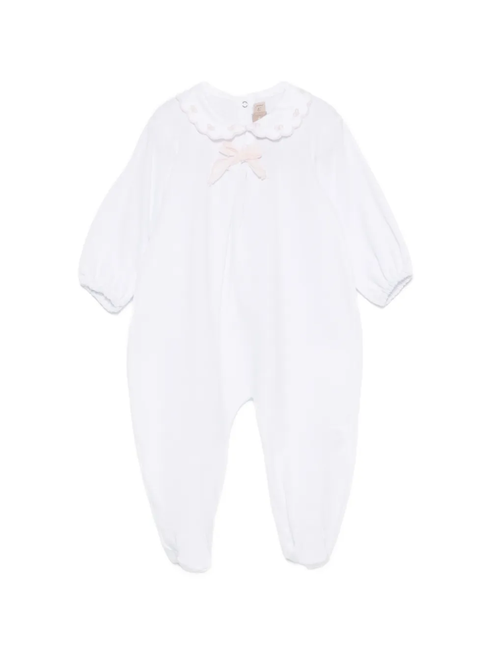 La Stupenderia scalloped-collar pajamas - Bianco