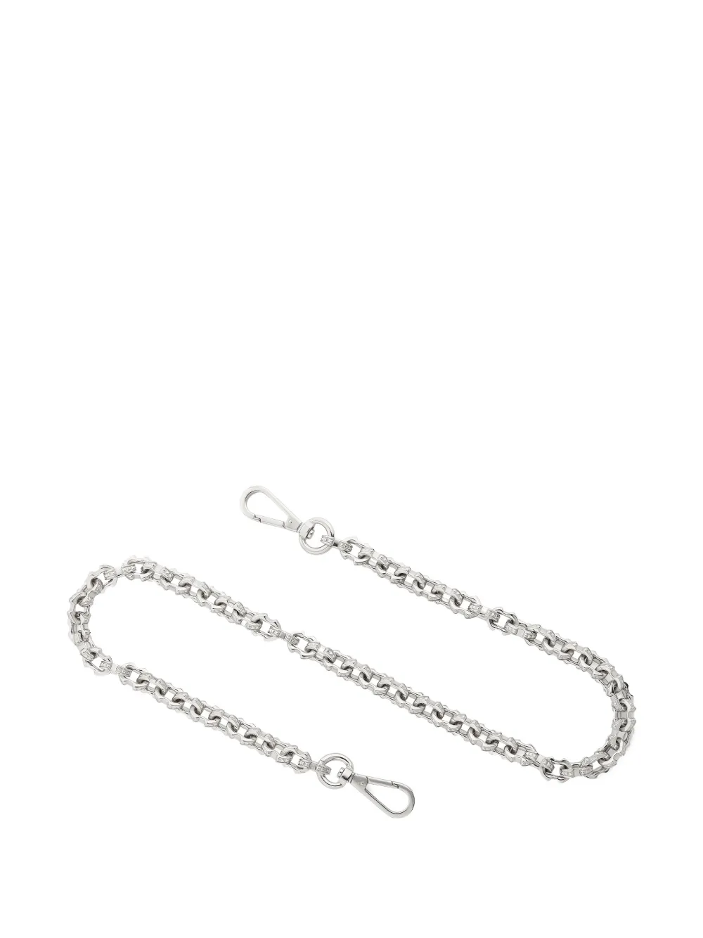 Emanuele Bicocchi pyramid-stud anchor wallet chain - Silber