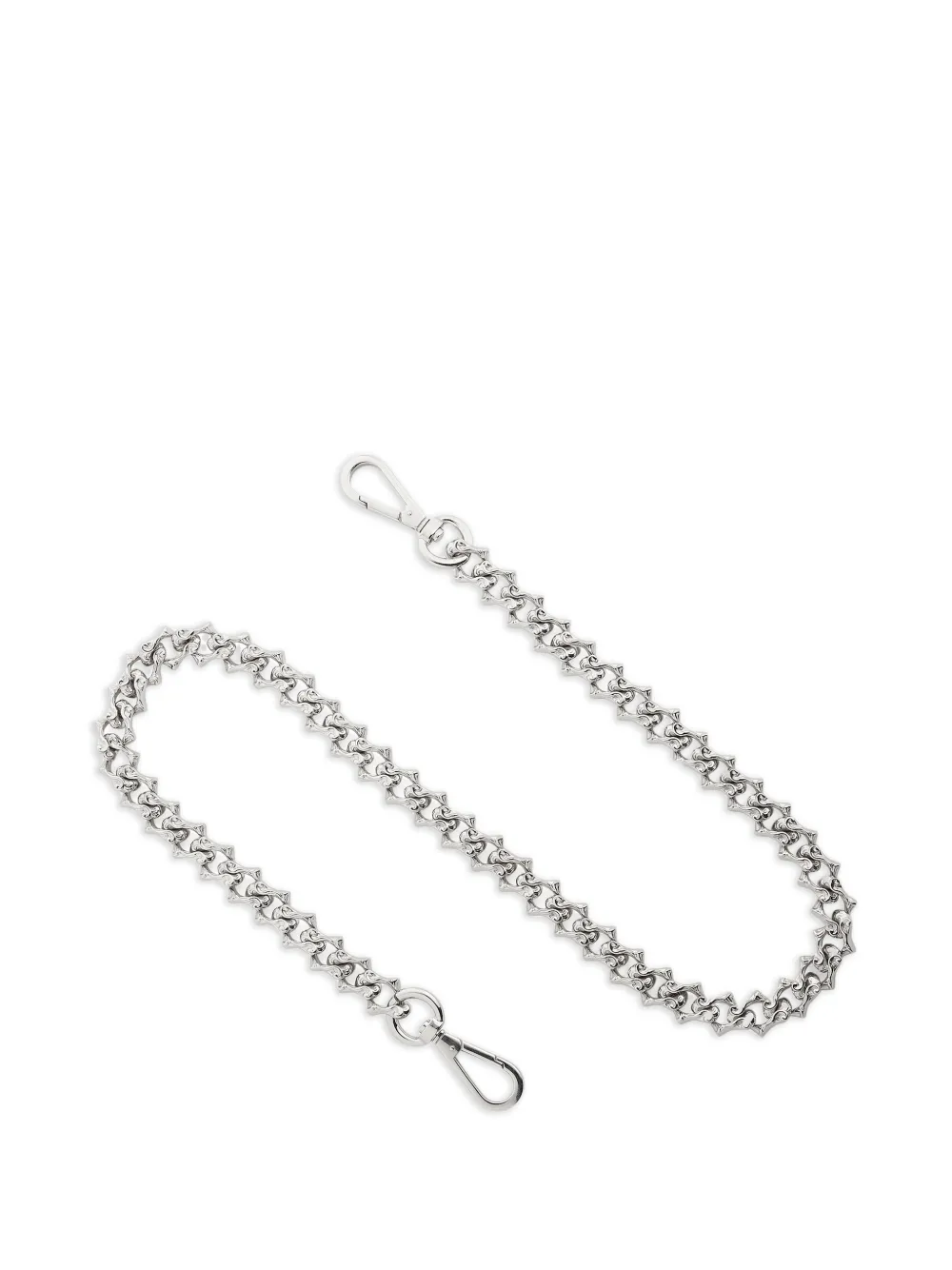 Emanuele Bicocchi Sharp wallet chain - Silber