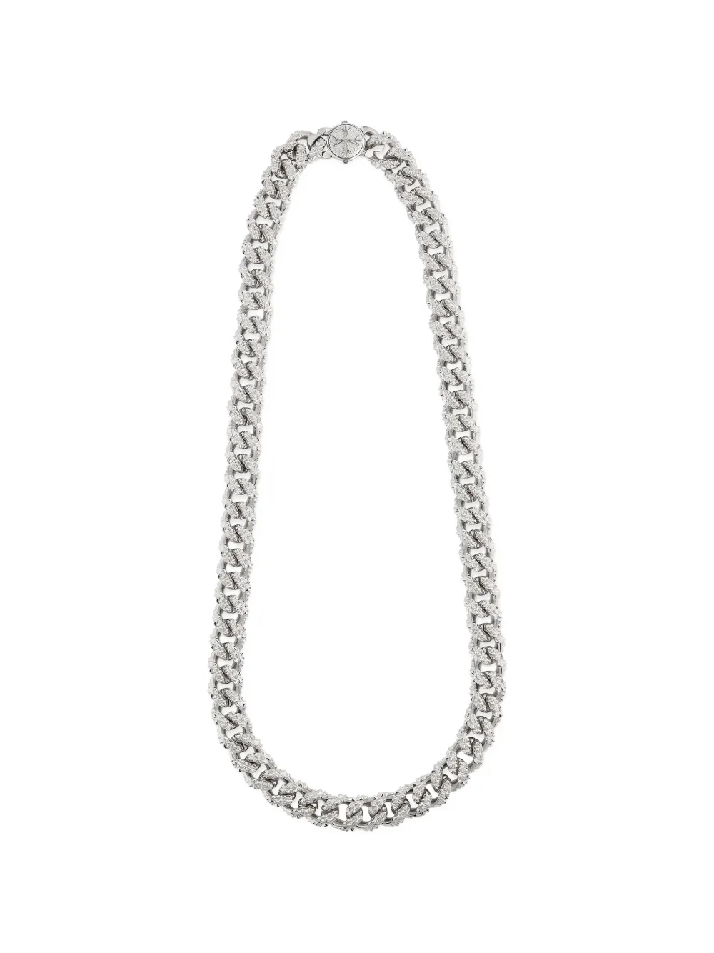 Emanuele Bicocchi studded curb-chain necklace - Argento