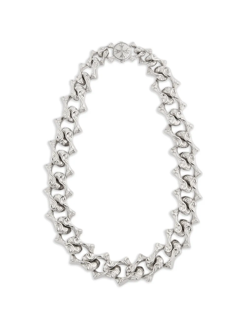 Emanuele Bicocchi Arabesque Sharp chain necklace - Argento