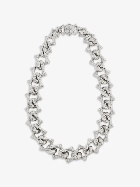 Emanuele Bicocchi collar Arabesque Sharp con cadena