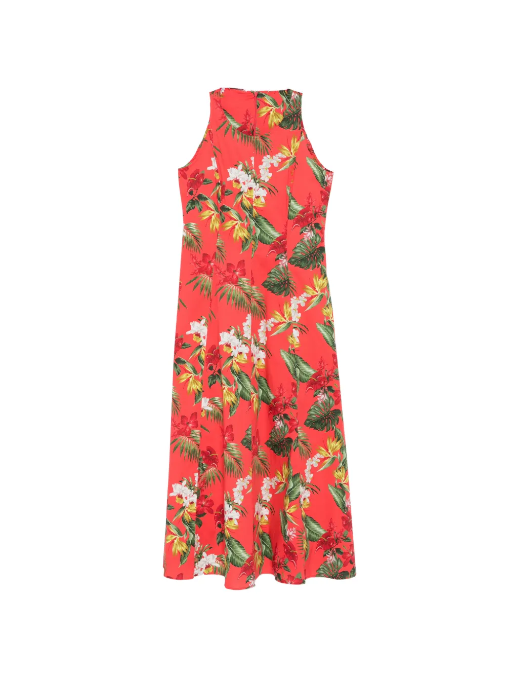 floral-print midi dress