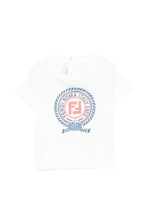 Fendi Kids logo-print FF T-shirt