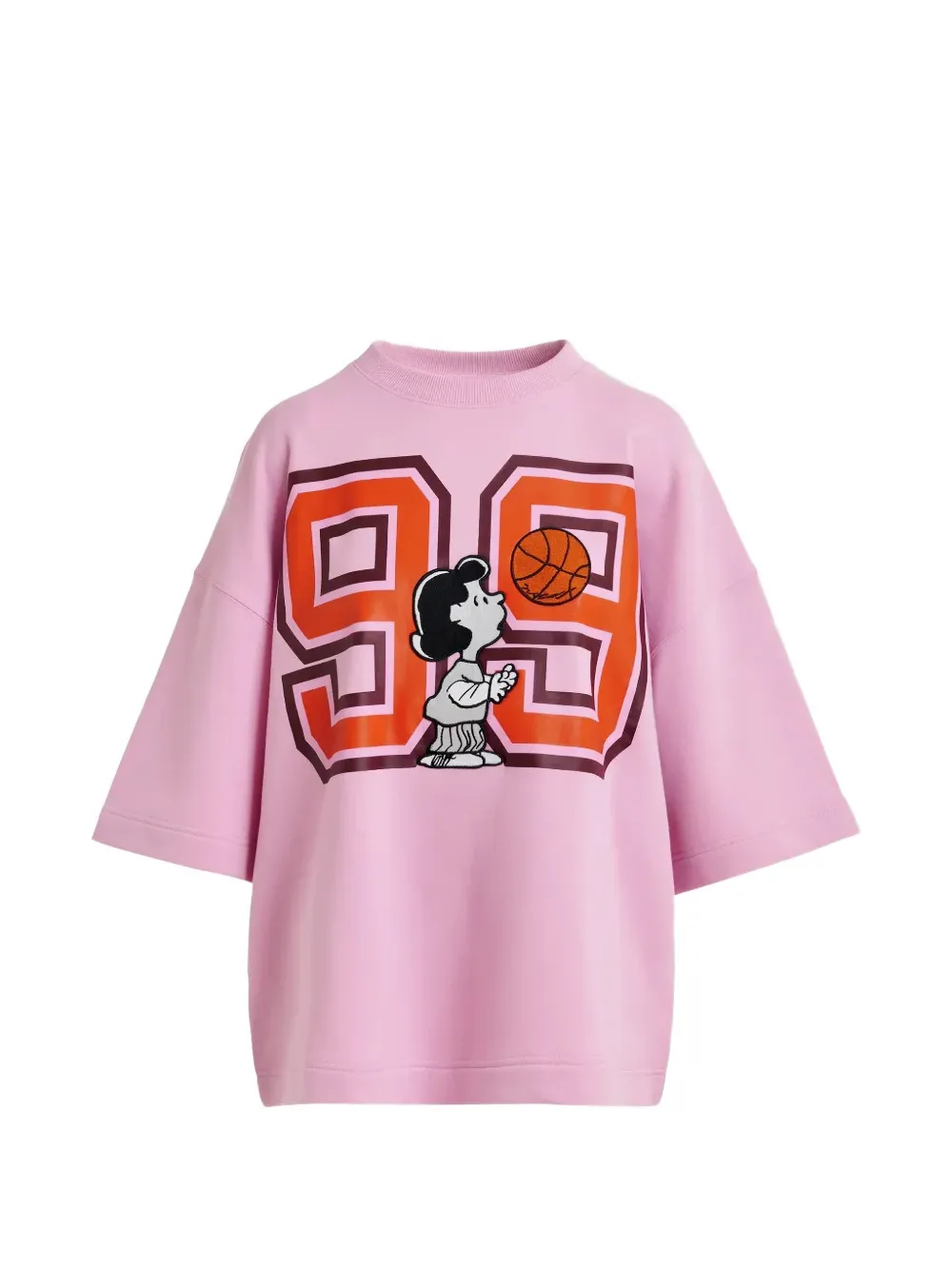 Essentiel Antwerp Lucy graphic-print T-shirt - Rosa