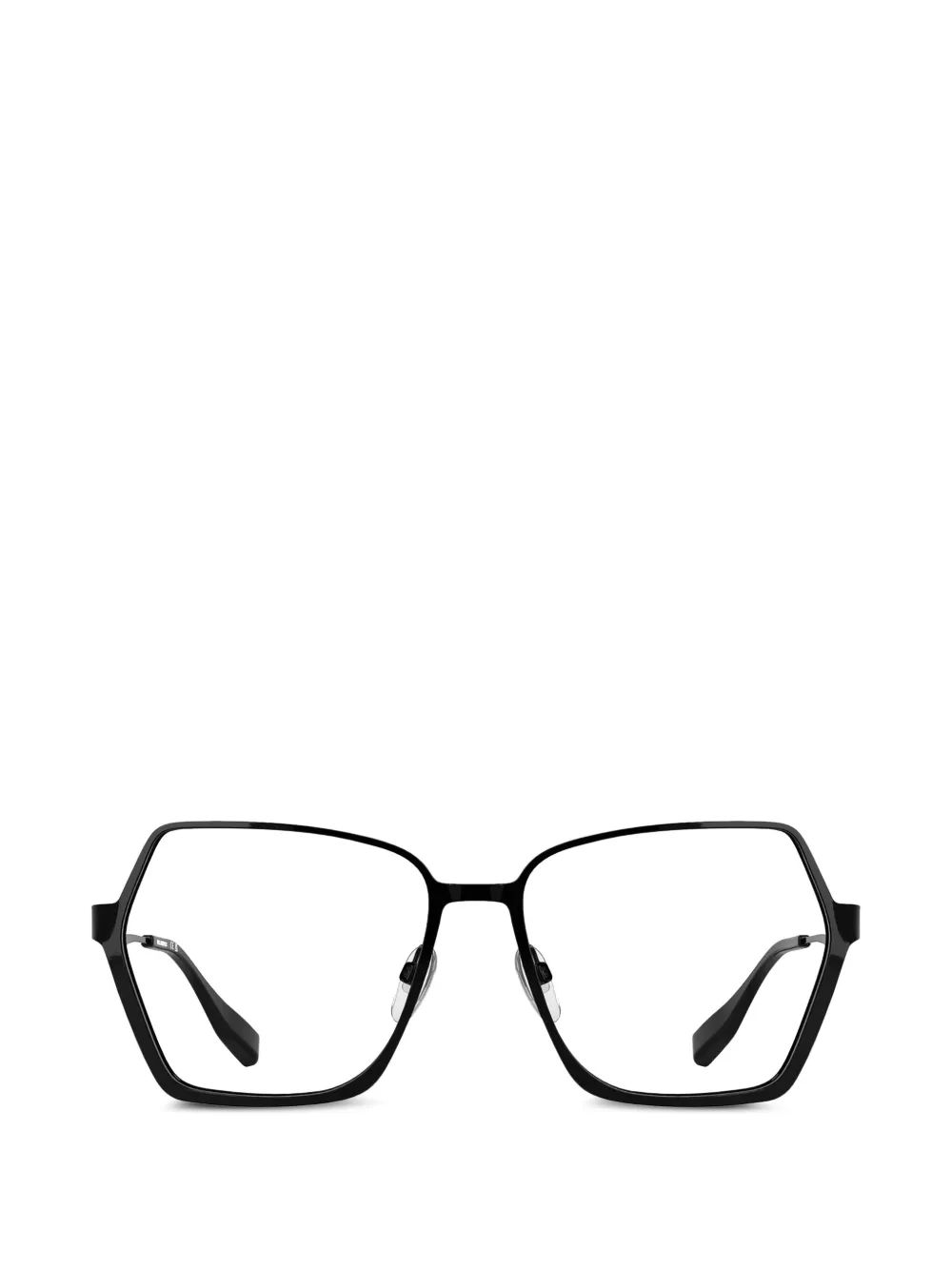 Karl Lagerfeld Brille mit geometrischem Gestell - Schwarz