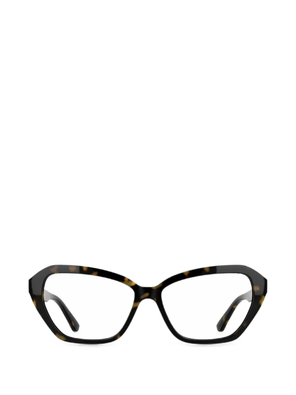Karl Lagerfeld Cat-Eye-Brille in Schildpattoptik - Schwarz