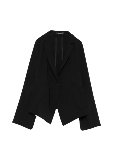 Rundholz asymmetric single-breasted jacket