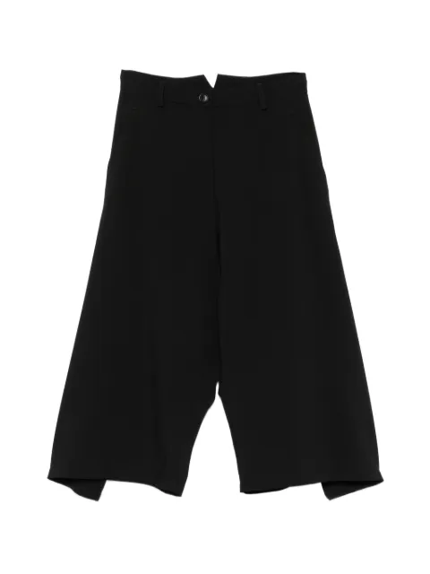 Rundholz asymmetric-hem cropped trousers