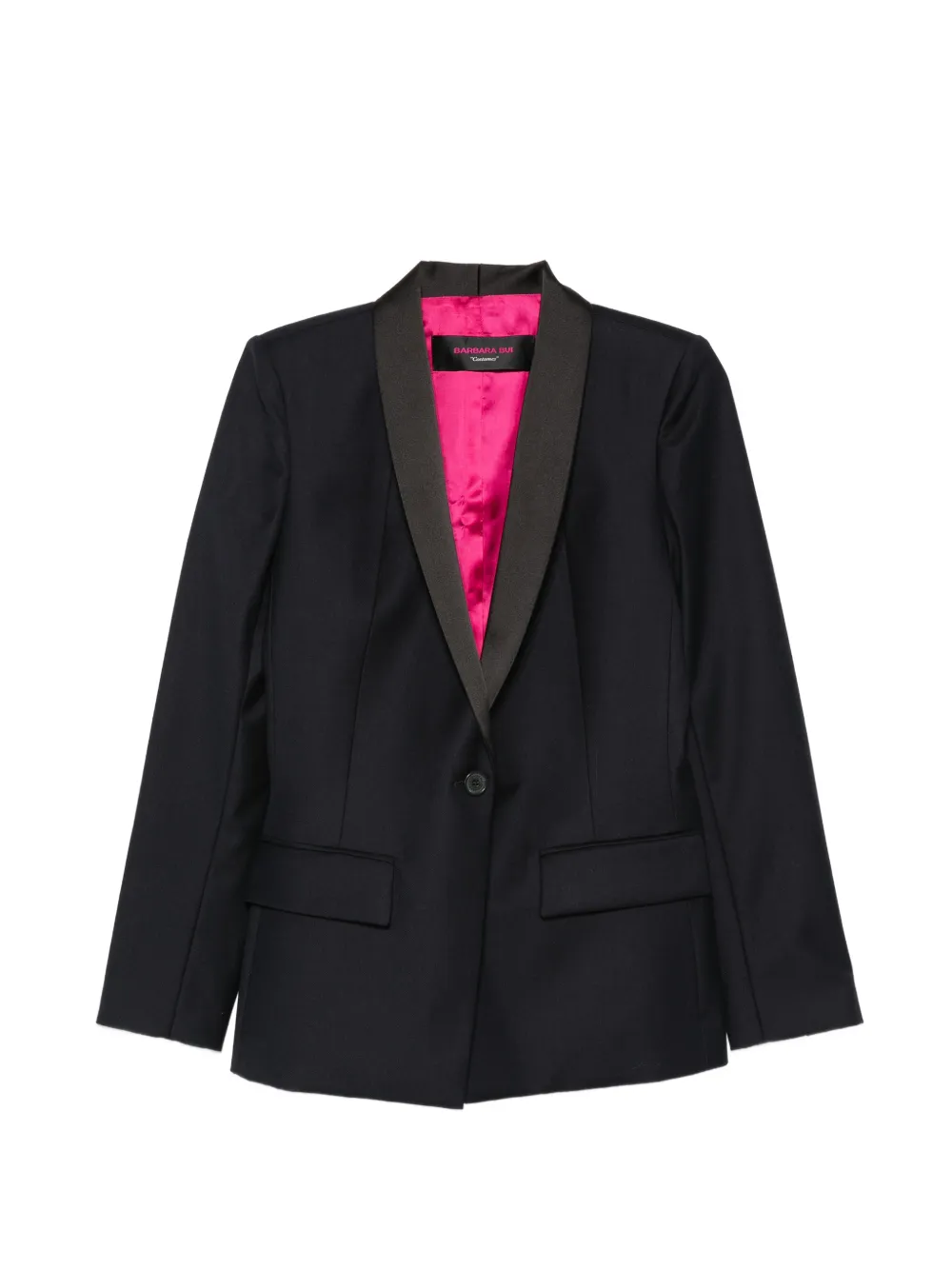 Barbara Bui satin-lapel blazer - Blu