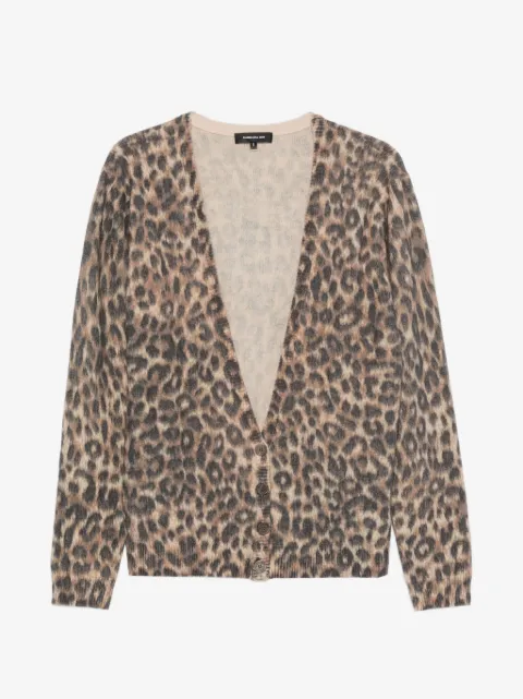 Barbara Bui cardigan med leopardtryk