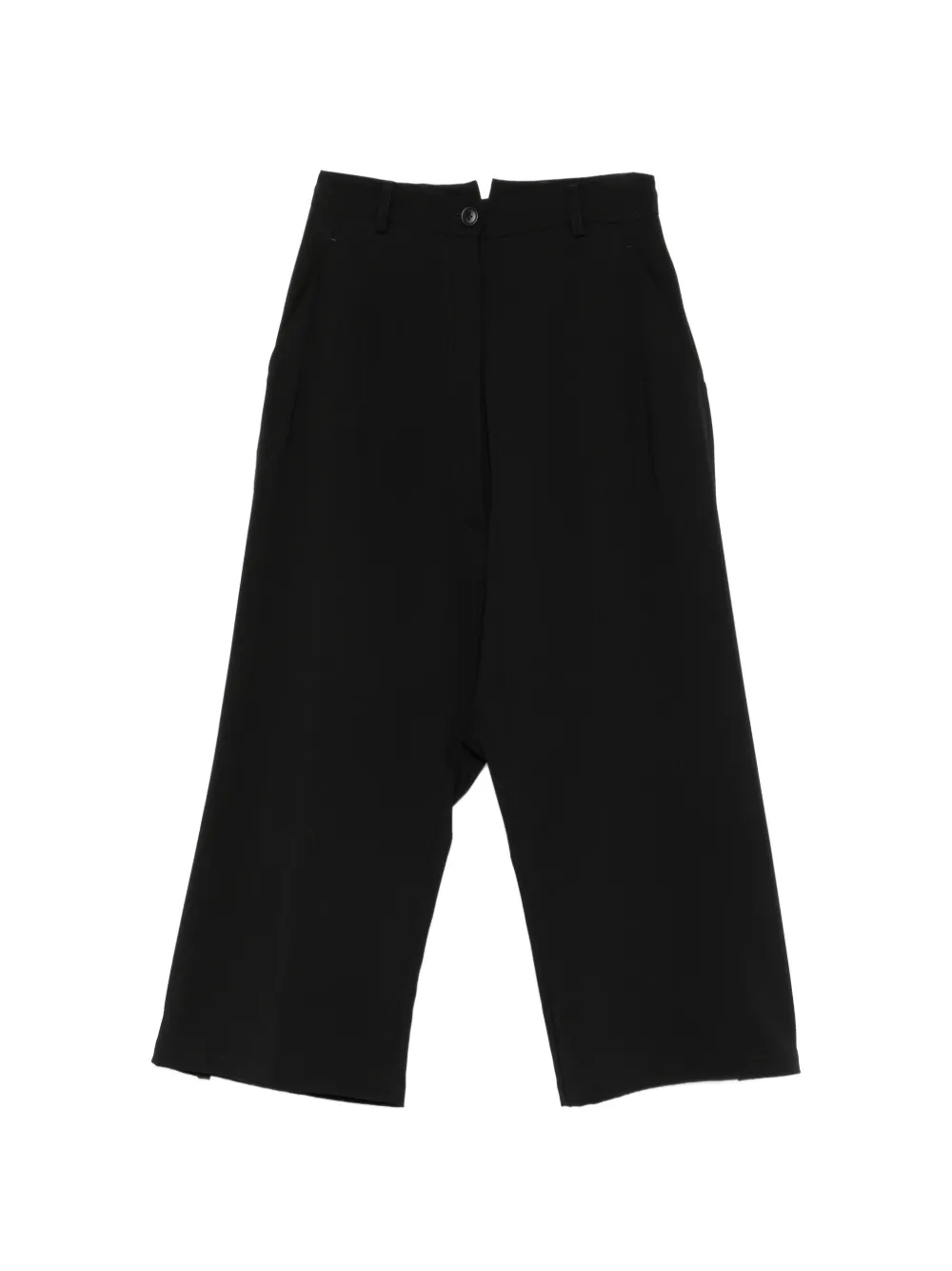 Rundholz low-crotch trousers - Schwarz