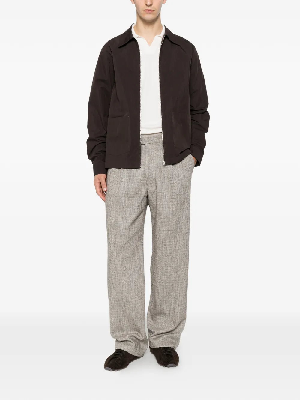 Karl Lagerfeld Broek met plooien Bruin