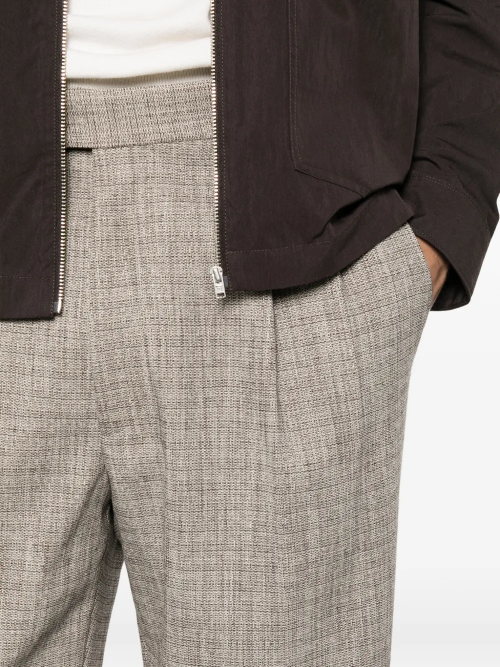 Karl Lagerfeld Broek met plooien Bruin