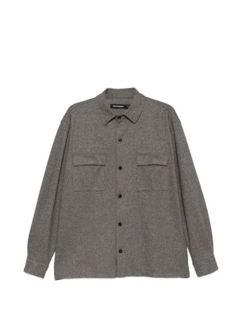 Karl Lagerfeld chest-pocket overshirt
