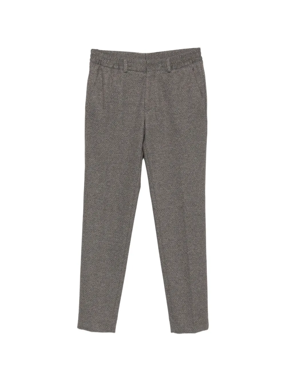 Karl Lagerfeld belt-loop tailored trousers - Marrone