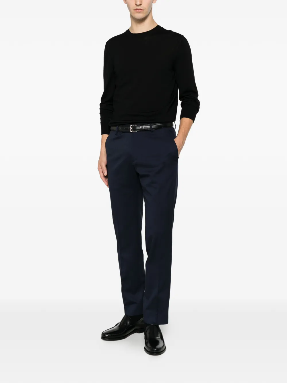 Karl Lagerfeld Geplooide pantalon Blauw